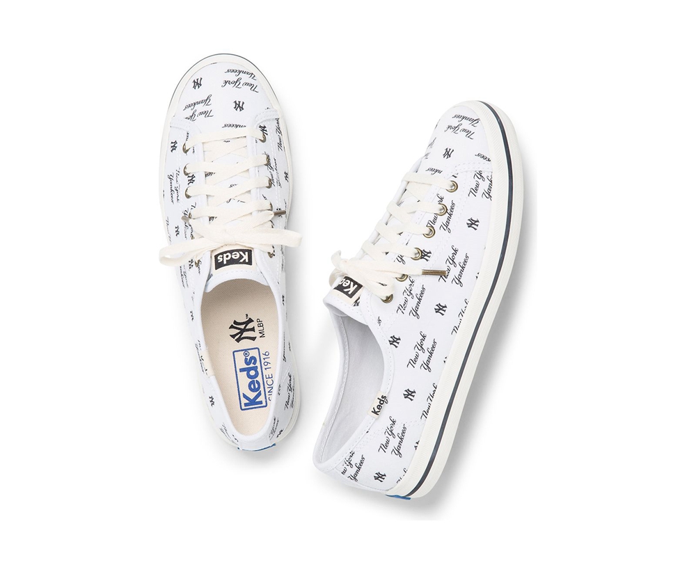 Womens Keds Sneakers - Kickstart MLB® - White - 7849-XZYUP